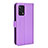 Custodia Portafoglio In Pelle Cover con Supporto BY1 per Oppo A74 4G Viola