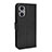 Custodia Portafoglio In Pelle Cover con Supporto BY1 per Oppo Reno8 Lite 5G Nero