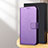 Custodia Portafoglio In Pelle Cover con Supporto BY1 per Samsung Galaxy S25 Plus 5G Viola