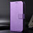 Custodia Portafoglio In Pelle Cover con Supporto BY1 per Samsung Galaxy XCover 5 SM-G525F Viola