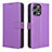Custodia Portafoglio In Pelle Cover con Supporto BY1 per Xiaomi Redmi 12 4G Viola
