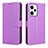 Custodia Portafoglio In Pelle Cover con Supporto BY1 per Xiaomi Redmi Note 12 Explorer Viola