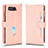 Custodia Portafoglio In Pelle Cover con Supporto BY2 per Asus ROG Phone 5s Oro Rosa