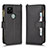 Custodia Portafoglio In Pelle Cover con Supporto BY2 per Google Pixel 5 Nero