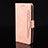 Custodia Portafoglio In Pelle Cover con Supporto BY2 per Huawei Mate 40 Pro Rosa