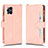 Custodia Portafoglio In Pelle Cover con Supporto BY2 per Oppo Find X3 5G Oro Rosa