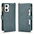 Custodia Portafoglio In Pelle Cover con Supporto BY2 per Oppo Reno7 A Verde