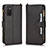 Custodia Portafoglio In Pelle Cover con Supporto BY2 per Samsung Galaxy A03s Nero