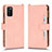 Custodia Portafoglio In Pelle Cover con Supporto BY2 per Samsung Galaxy A03s Oro Rosa