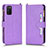 Custodia Portafoglio In Pelle Cover con Supporto BY2 per Samsung Galaxy A03s Viola