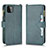 Custodia Portafoglio In Pelle Cover con Supporto BY2 per Samsung Galaxy F42 5G Verde