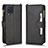 Custodia Portafoglio In Pelle Cover con Supporto BY2 per Samsung Galaxy M22 4G Nero