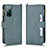 Custodia Portafoglio In Pelle Cover con Supporto BY2 per Samsung Galaxy S20 FE 5G Verde