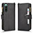 Custodia Portafoglio In Pelle Cover con Supporto BY2 per Sony Xperia 10 IV SOG07 Nero