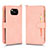 Custodia Portafoglio In Pelle Cover con Supporto BY2 per Xiaomi Poco X3 NFC Oro Rosa