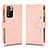 Custodia Portafoglio In Pelle Cover con Supporto BY2 per Xiaomi Poco X4 NFC Oro Rosa