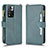 Custodia Portafoglio In Pelle Cover con Supporto BY2 per Xiaomi Poco X4 NFC Verde