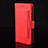 Custodia Portafoglio In Pelle Cover con Supporto BY2 per Xiaomi Redmi 10X 5G Rosso