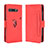 Custodia Portafoglio In Pelle Cover con Supporto BY3 per Asus ROG Phone 3 Rosso
