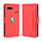 Custodia Portafoglio In Pelle Cover con Supporto BY3 per Asus ROG Phone II ZS660KL Rosso