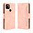 Custodia Portafoglio In Pelle Cover con Supporto BY3 per Google Pixel 4a 5G Rosa