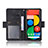 Custodia Portafoglio In Pelle Cover con Supporto BY3 per Google Pixel 5