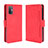Custodia Portafoglio In Pelle Cover con Supporto BY3 per HTC Desire 21 Pro 5G Rosso