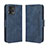 Custodia Portafoglio In Pelle Cover con Supporto BY3 per Motorola Moto G72 Blu