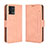 Custodia Portafoglio In Pelle Cover con Supporto BY3 per Motorola Moto G72 Rosa