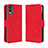 Custodia Portafoglio In Pelle Cover con Supporto BY3 per Nokia C32 Rosso
