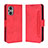 Custodia Portafoglio In Pelle Cover con Supporto BY3 per OnePlus Nord N20 5G Rosso