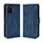 Custodia Portafoglio In Pelle Cover con Supporto BY3 per Oppo A55S 5G Blu