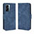 Custodia Portafoglio In Pelle Cover con Supporto BY3 per Oppo A56S 5G Blu