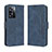 Custodia Portafoglio In Pelle Cover con Supporto BY3 per Oppo A57 4G Blu