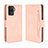 Custodia Portafoglio In Pelle Cover con Supporto BY3 per Oppo A94 4G Rosa