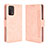 Custodia Portafoglio In Pelle Cover con Supporto BY3 per Oppo F19 Rosa