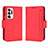 Custodia Portafoglio In Pelle Cover con Supporto BY3 per Oppo Find N 5G Rosso