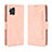 Custodia Portafoglio In Pelle Cover con Supporto BY3 per Oppo Find X3 5G Rosa