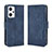 Custodia Portafoglio In Pelle Cover con Supporto BY3 per Oppo Reno7 A Blu