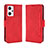 Custodia Portafoglio In Pelle Cover con Supporto BY3 per Oppo Reno7 A Rosso
