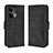 Custodia Portafoglio In Pelle Cover con Supporto BY3 per Oppo Reno8 5G Nero