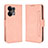 Custodia Portafoglio In Pelle Cover con Supporto BY3 per Oppo Reno8 5G Rosa