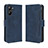 Custodia Portafoglio In Pelle Cover con Supporto BY3 per Realme Q5x 5G Blu