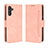 Custodia Portafoglio In Pelle Cover con Supporto BY3 per Samsung Galaxy A04s Rosa