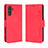 Custodia Portafoglio In Pelle Cover con Supporto BY3 per Samsung Galaxy A04s Rosso