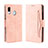 Custodia Portafoglio In Pelle Cover con Supporto BY3 per Samsung Galaxy A20 Rosa