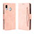 Custodia Portafoglio In Pelle Cover con Supporto BY3 per Samsung Galaxy A20e Rosa