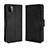 Custodia Portafoglio In Pelle Cover con Supporto BY3 per Samsung Galaxy A22 5G Nero