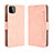 Custodia Portafoglio In Pelle Cover con Supporto BY3 per Samsung Galaxy A22 5G Rosa