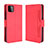 Custodia Portafoglio In Pelle Cover con Supporto BY3 per Samsung Galaxy A22 5G Rosso